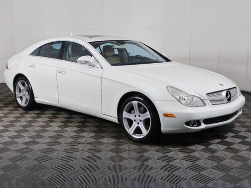 Arctic White 2007 Mercedes-Benz CLS-Class CLS 550