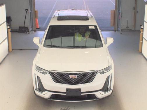 Crystal White Tricoat 2025 Cadillac XT6 Premium Luxury AWD
