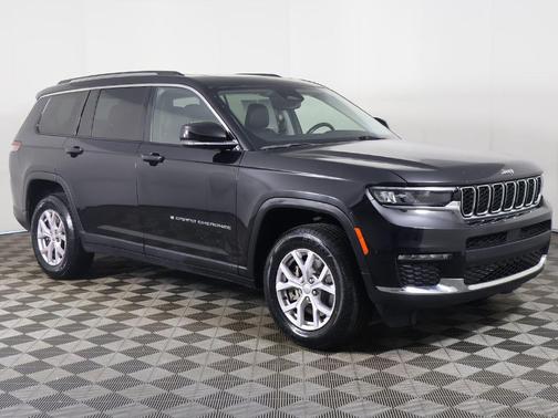 Diamond Black Crystal Pearlcoat 2022 Jeep Grand Cherokee L Limited