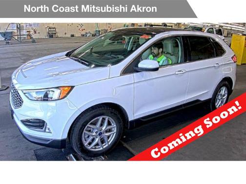 Star White Metallic Tri-Coat 2023 Ford Edge SEL