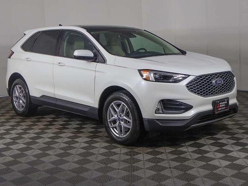 Star White Metallic Tri-Coat 2023 Ford Edge SEL