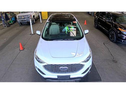 Star White Metallic Tri-Coat 2023 Ford Edge SEL