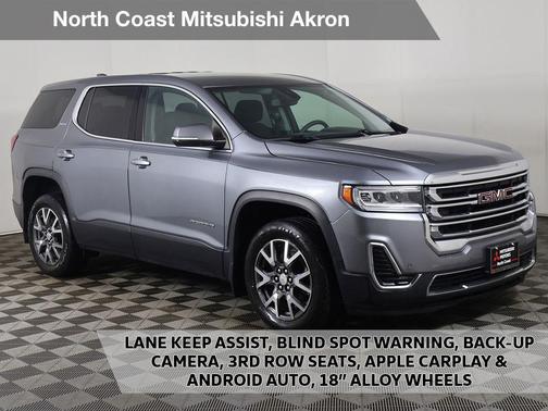 Satin Steel Metallic 2021 GMC Acadia FWD SLE