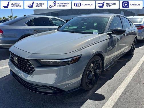 Urban Gray Pearl 2024 Honda Accord Hybrid Sport-L