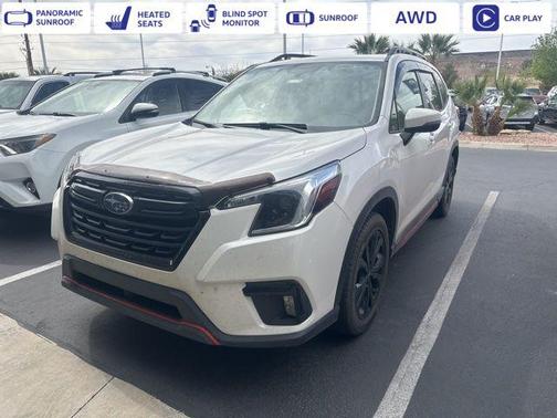 Crystal White Pearl 2022 Subaru Forester Sport