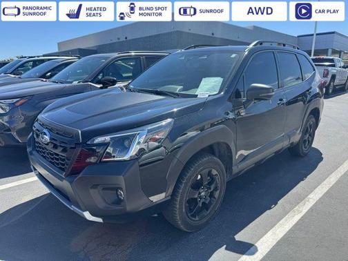 Crystal Black Silica 2023 Subaru Forester Wilderness