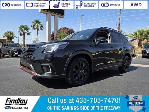 Crystal Black Silica 2024 Subaru Forester Sport