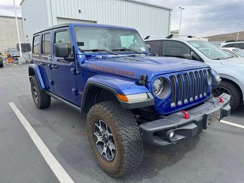 Ocean Blue Metallic Clearcoat 2018 Jeep Wrangler Unlimited Rubicon