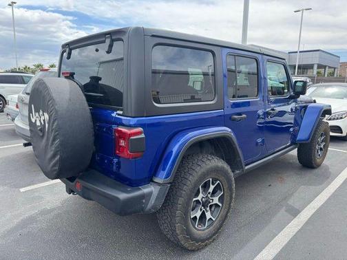 Ocean Blue Metallic Clearcoat 2018 Jeep Wrangler Unlimited Rubicon