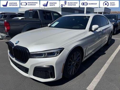 Mineral White Metallic 2020 BMW 750 i xDrive