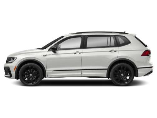Pure White 2021 Volkswagen Tiguan 2.0T SE R-Line Black