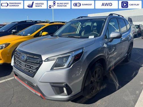 Ice Silver Metallic 2023 Subaru Forester Sport