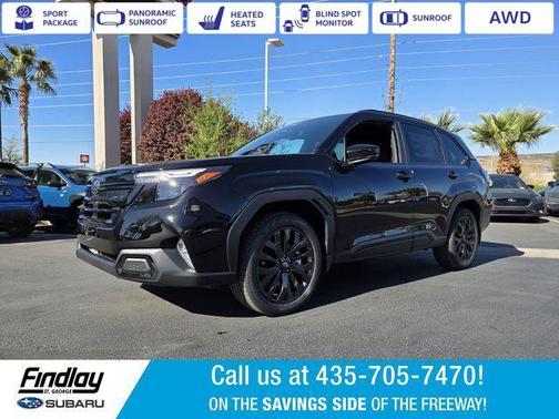 Crystal Black Silica 2026 Subaru Forester Sport