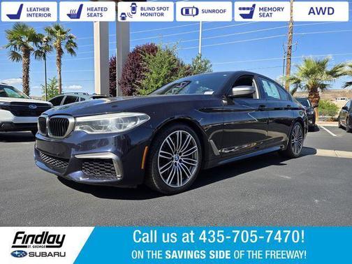 Carbon Black Metallic 2019 BMW M550 i Xdrive