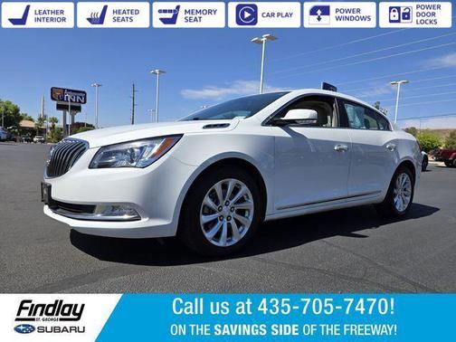 Summit White 2016 Buick LaCrosse Leather