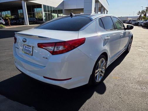 Snow White Pearl 2013 Kia Optima SX