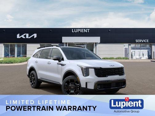 Glacial White Pearl 2026 Kia Sorento X-Line SX Prestige