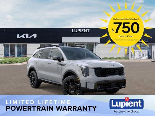 Wolf Gray 2026 Kia Sorento X-Line SX