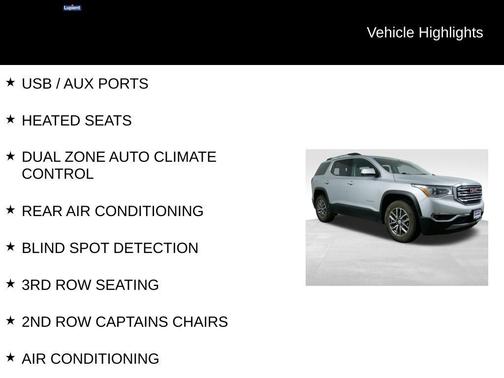 2019 GMC Acadia SLE-2