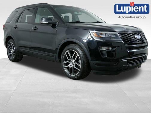 Shadow Black 2018 Ford Explorer sport