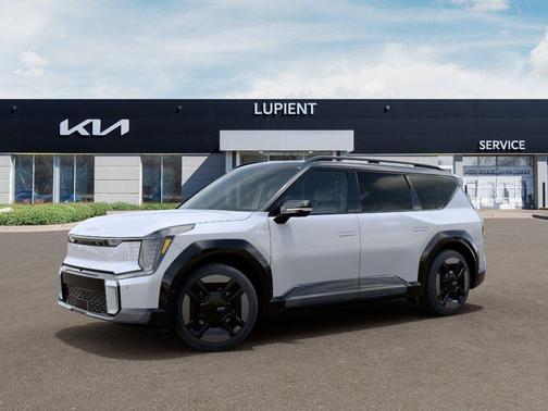 Glacial White Pearl 2026 Kia EV9 GT-Line