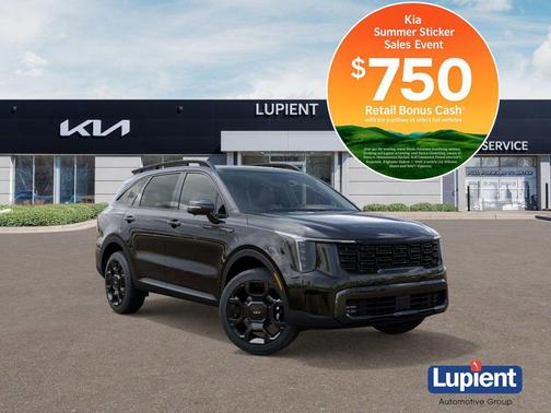 Ebony Black 2026 Kia Sorento X-Line SX Prestige