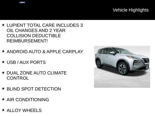 Brilliant Silver Metallic 2021 Nissan Rogue SV