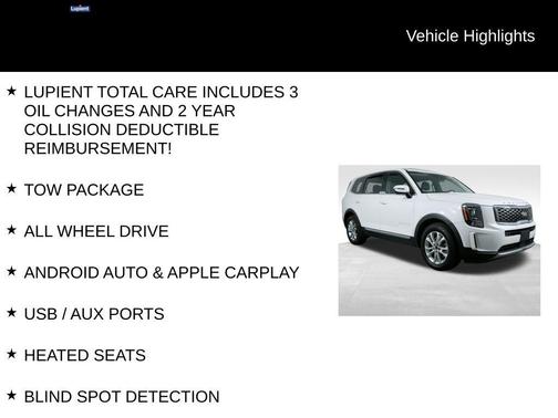 Snow White Pearl 2020 Kia Telluride LX