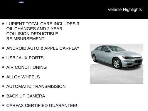 Silver Ice Metallic 2017 Chevrolet Malibu 1LS