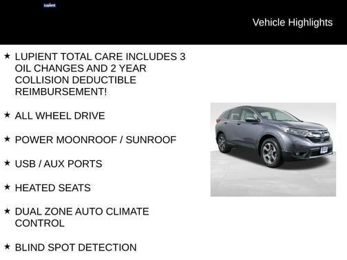 Gunmetal Metallic 2018 Honda CR-V EX