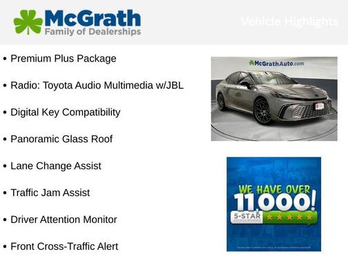 2025 Toyota Camry XSE