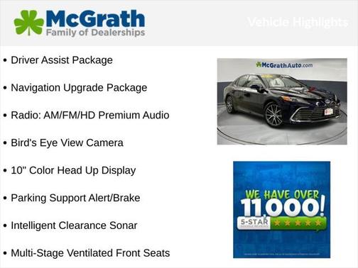 2022 Toyota Camry Hybrid XLE