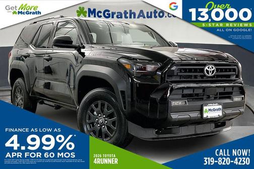 Black 2026 Toyota 4Runner SR5