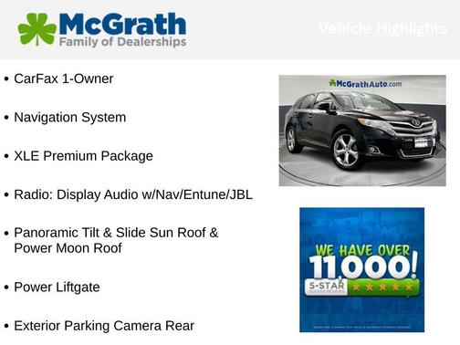 Attitude Black 2014 Toyota Venza XLE