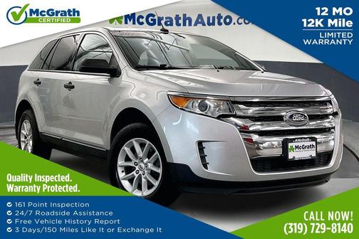 Ingot Silver Metallic 2014 Ford Edge SE