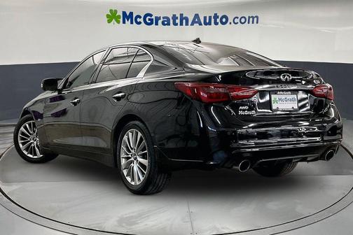 Black Obsidian 2018 INFINITI Q50 3.0t LUXE