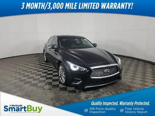 Black Obsidian 2018 INFINITI Q50 3.0t LUXE