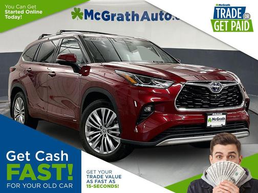 Ruby Flare Pearl 2022 Toyota Highlander Hybrid Platinum
