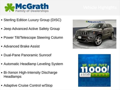2018 Jeep Grand Cherokee Sterling Edition