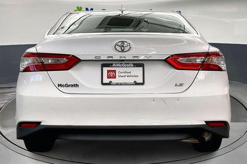 Super White 2020 Toyota Camry LE