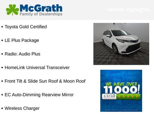 2022 Toyota Sienna LE