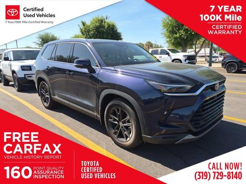 Blueprint 2025 Toyota Grand Highlander Platinum