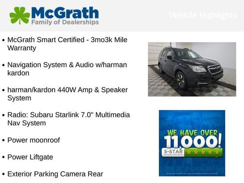 2018 Subaru Forester 2.5i Limited