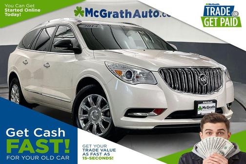 White Diamond Tricoat 2014 Buick Enclave Leather