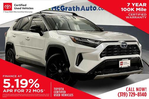 White 2024 Toyota RAV4 Hybrid SE