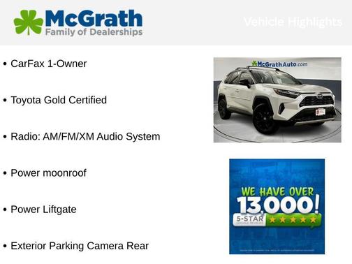 White 2024 Toyota RAV4 Hybrid SE