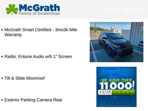 2018 Toyota Corolla SE