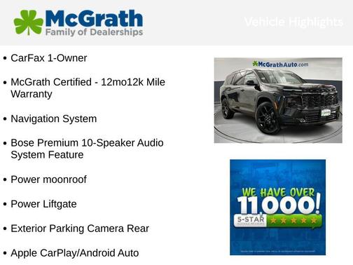 2024 Chevrolet Traverse RS