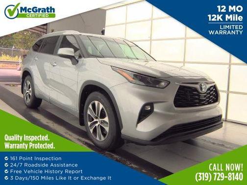 Celestial Silver Metallic 2024 Toyota Highlander Hybrid XLE