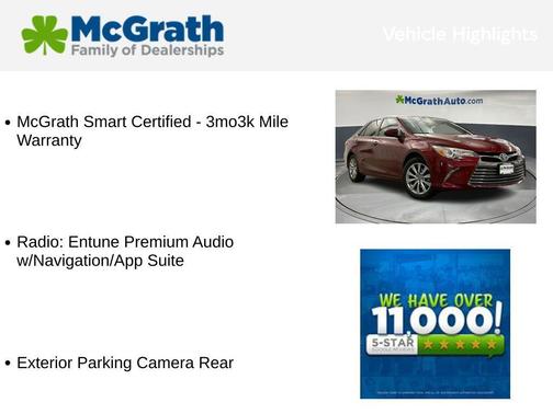 2016 Toyota Camry XLE